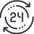 24/7 Services Icon